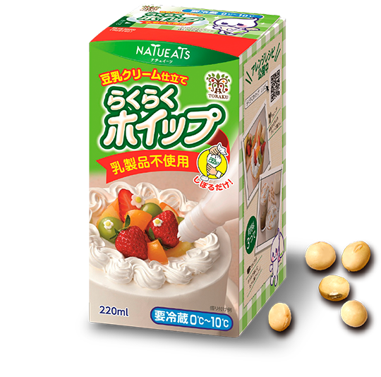 らくらくホイップ 豆乳クリーム仕立て