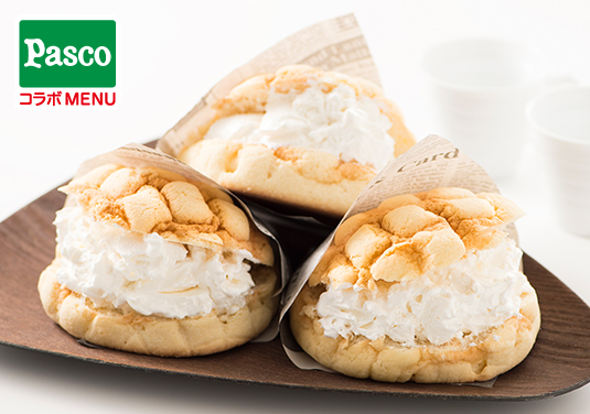 ひんやりクリームホットメロンパン