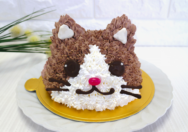 ハチワレ猫ちゃんのケーキ