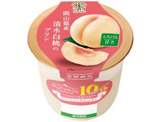 岡山県産清水白桃のプリン