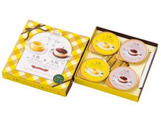 大阪チーズブリュレ＆大阪ティラミスセット 4個入